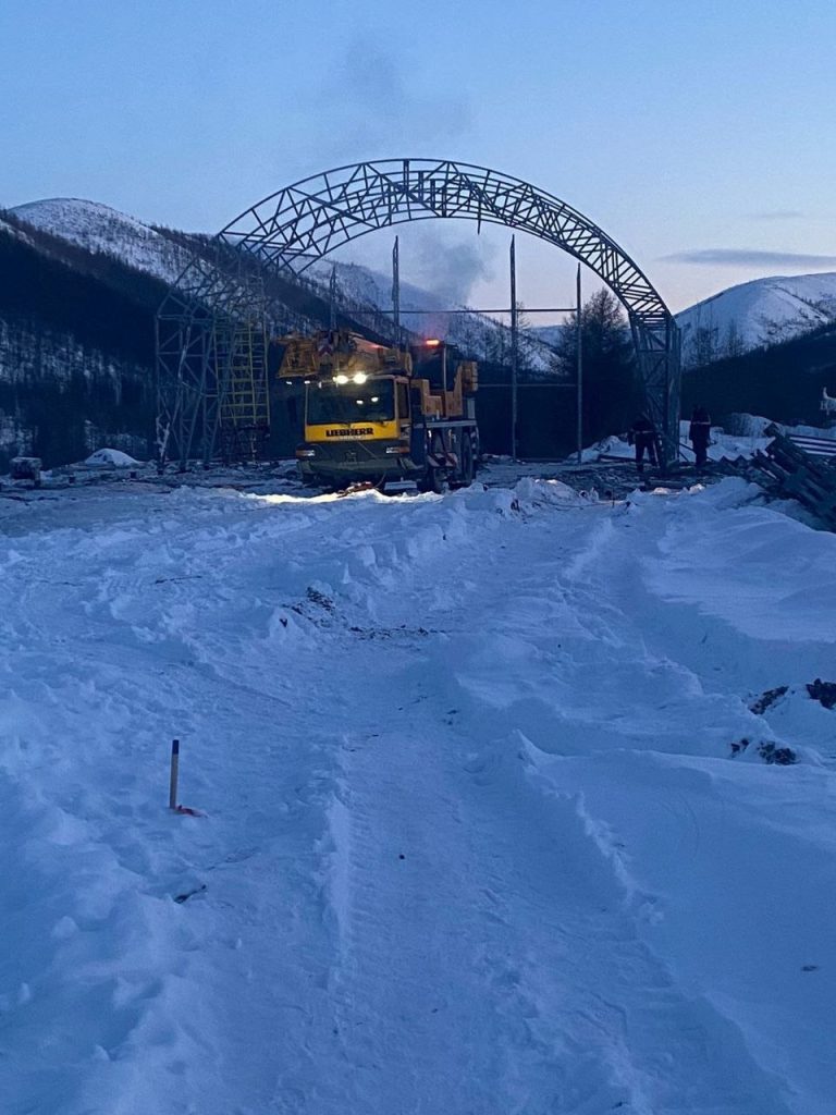 На Дегдекане идёт строительство кернохранилища